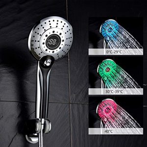 Chrome Automatic LED Shower Head