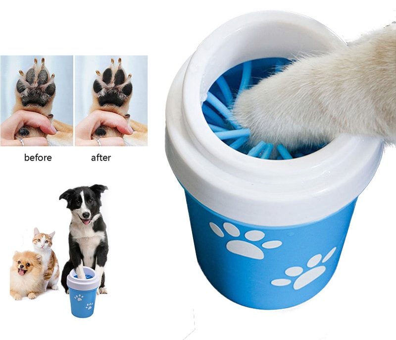 Dog Paw Cleaning Portable Cup