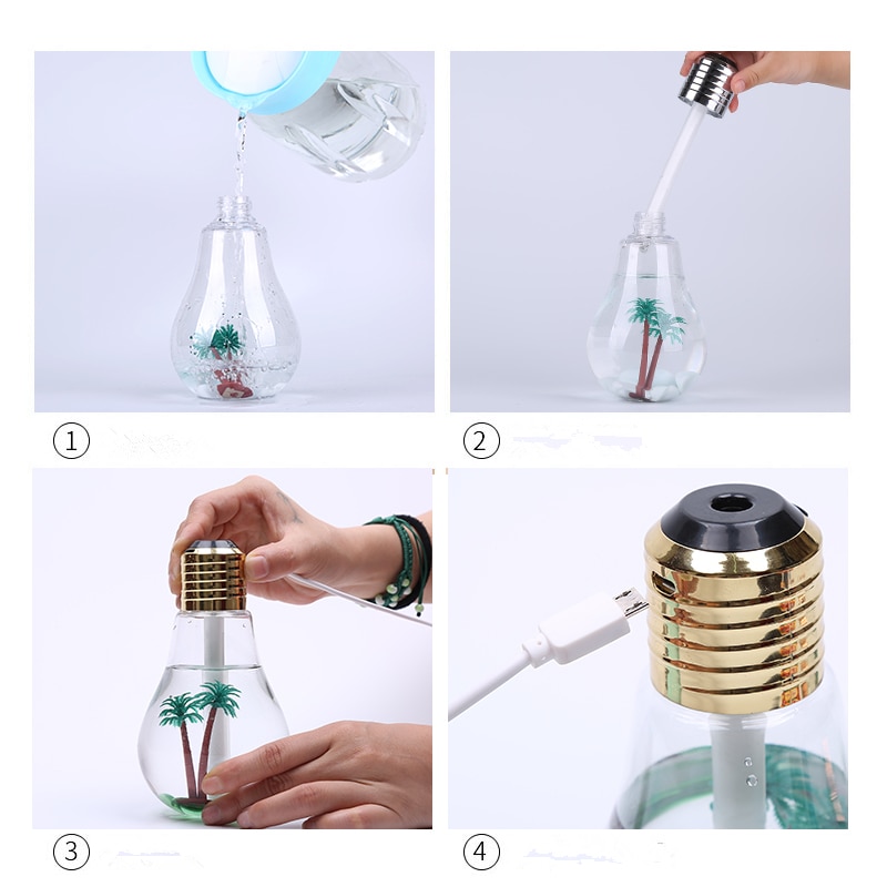 Aromatherapy Oil Diffuser Light Bulb