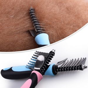 Tangles and Matted Hair Rake Remover Comb-Grooming Tool