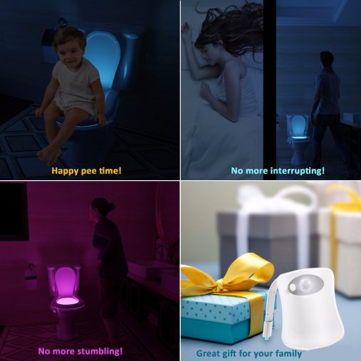 Smart Toilet PIR Sensor with Night LED Light - Image 6