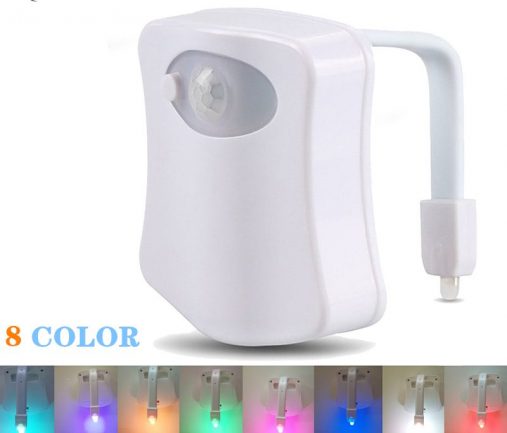 Smart Toilet PIR Sensor with Night LED Light