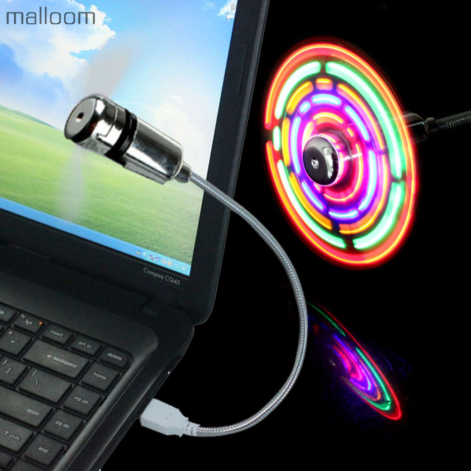 USB Flexible Fan - Multi-Color LED Lights - Image 4