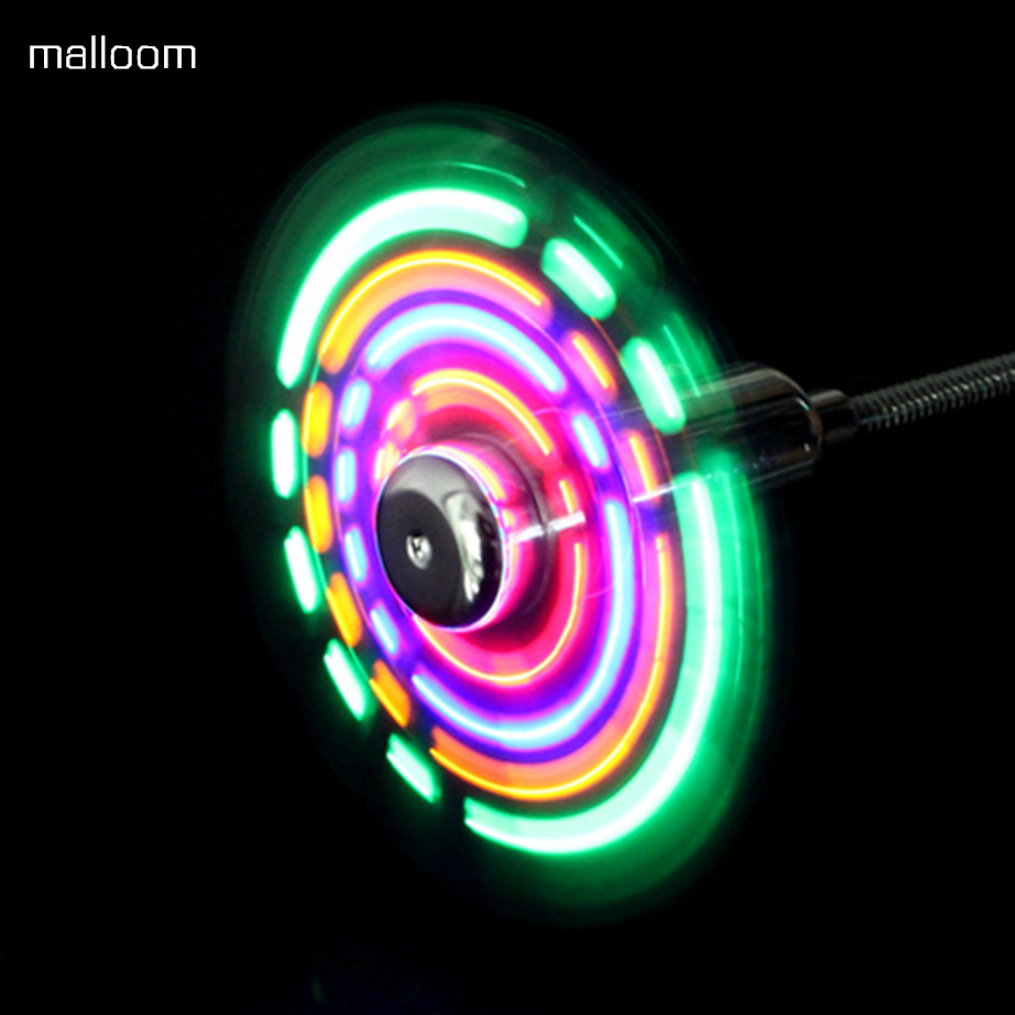 USB Flexible Fan - Multi-Color LED Lights - Image 3