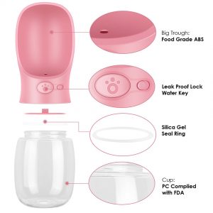 Antibacterial Portable Pet Water Bottle alexiastores.com