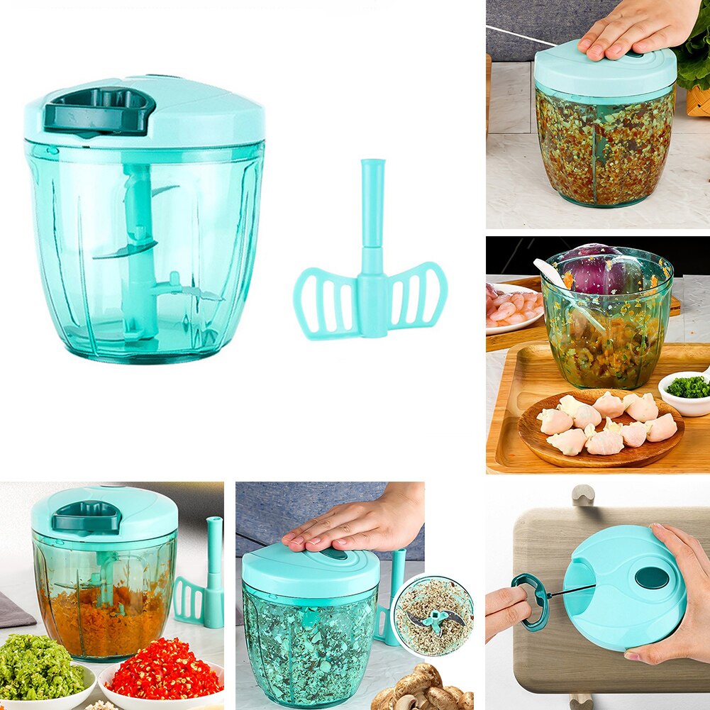 Food Speedy Chopper Spiral Slicer Shredder