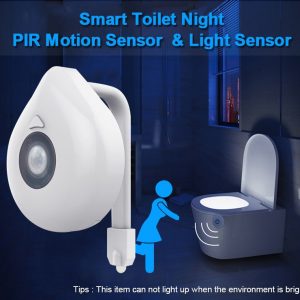 Smart Sensor Toilet bowl LED Light