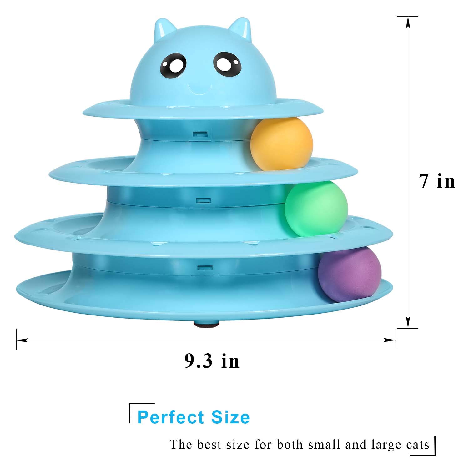 Cat Roller Toy with 3 Level and balls - Image 2